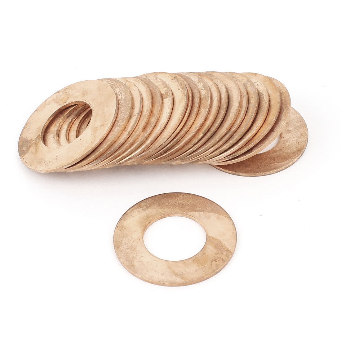 20pcs 12mm Inner Dia Copper Flat Washer Ring Seal Fitting Gaskets