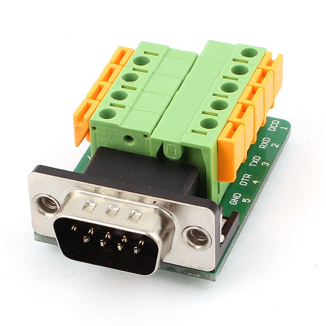 DB9 G6 DB9 Male Adapter Plate RS232 Serial to Terminal Solderless Signal Module