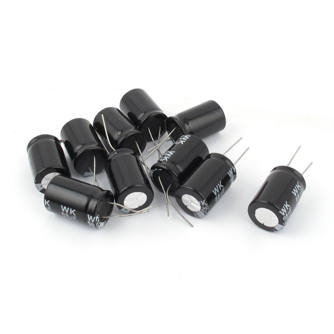 10 Pcs 400V 68uF 105C Radial Lead Electrolytic Capacitor 18mm x 27mm