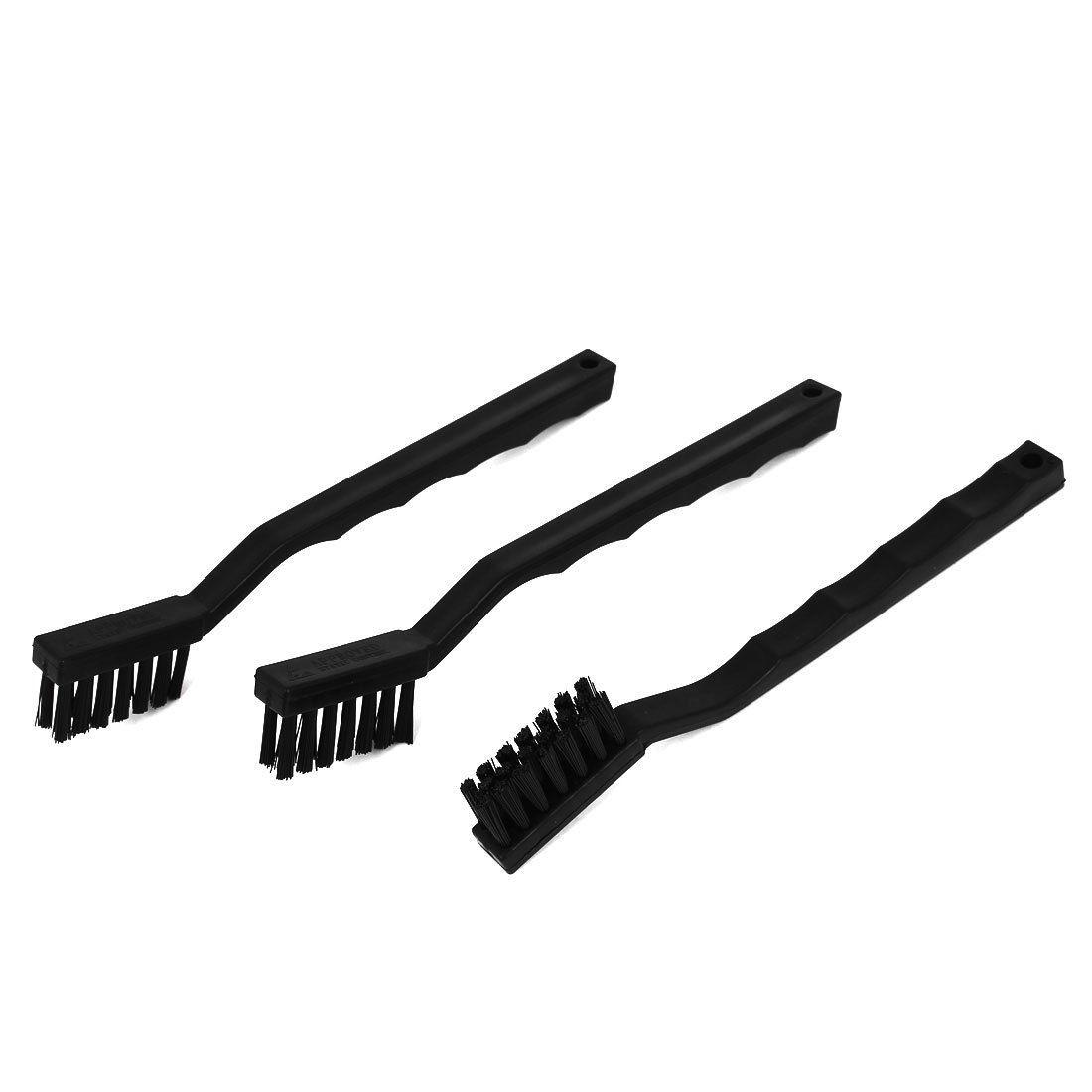 3pcs PCB Fans Conductive Ground ESD Anti Static Dust Cleaning Brushes Black