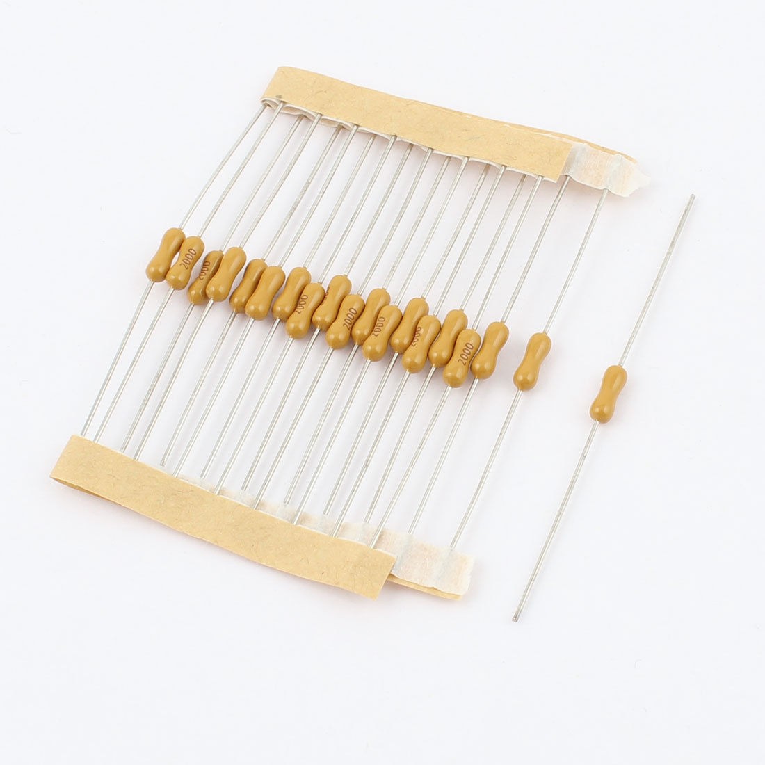 20 Pcs AC 125V 250V 2000mA Time Delay Slow Blow Axial Leaded Fuses 3 x 62mm