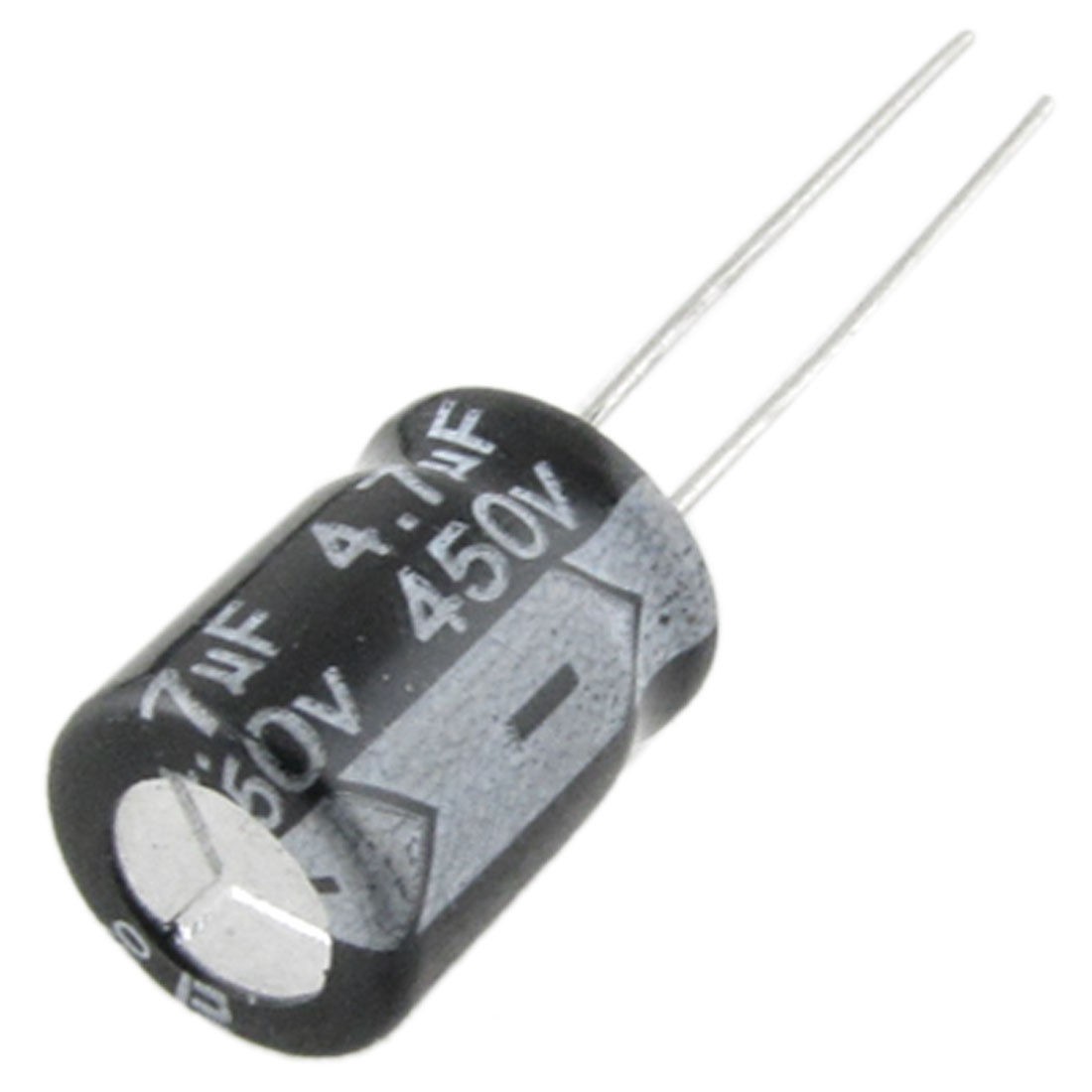 100 Pcs 4.7uF Capacitance Electrolytic Capacitors 450V