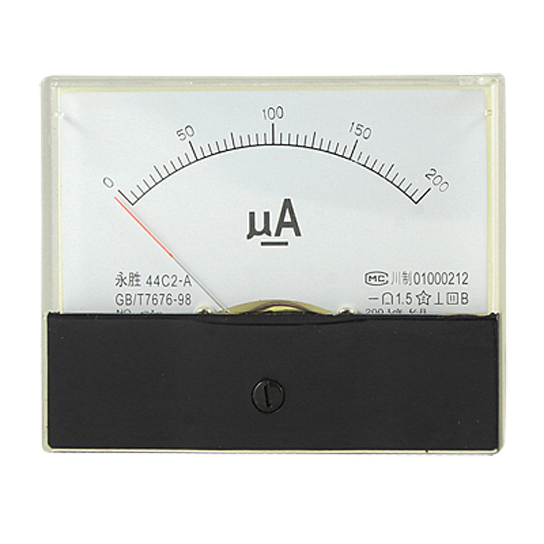 DC 0-200uA Current Analog Panel Meter Gauge Class 1.5