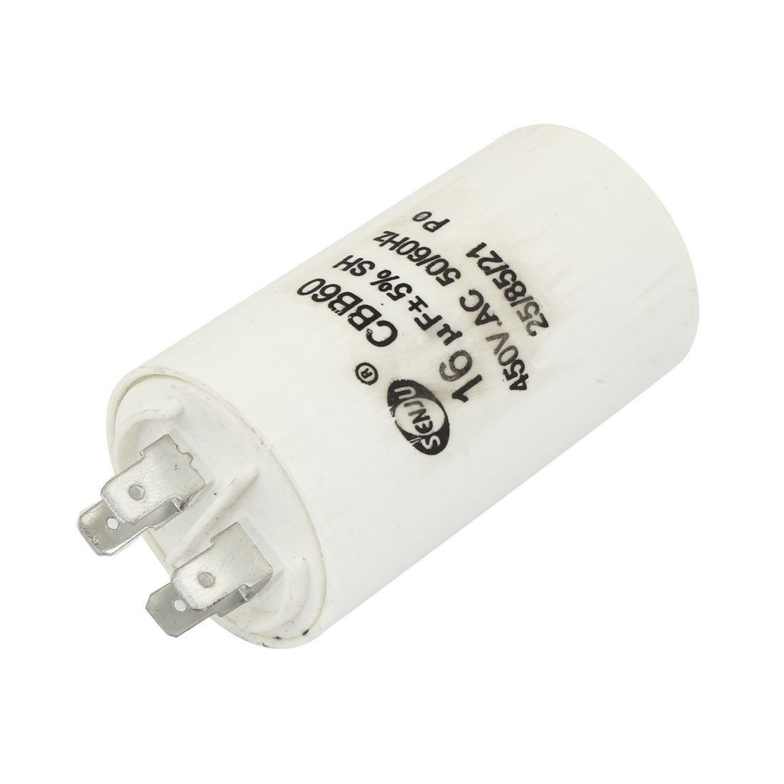 Washing Machine Nonpolar 16uF 450VAC CBB60 Motor Run Capacitor