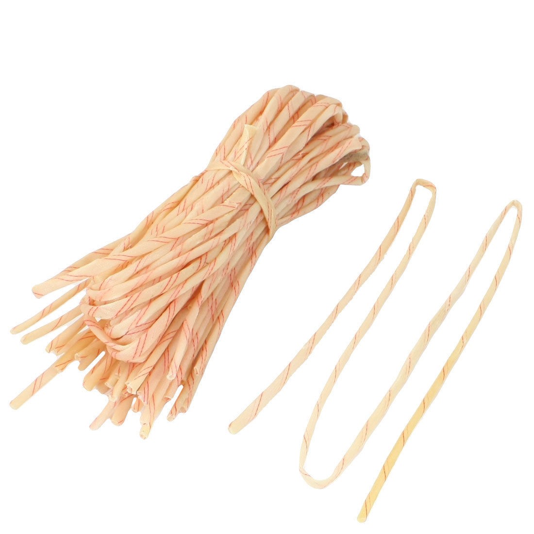 30 Pcs 94cm 4mm Dia. PVC Fiberglass Insulating Sleeving Sleeve