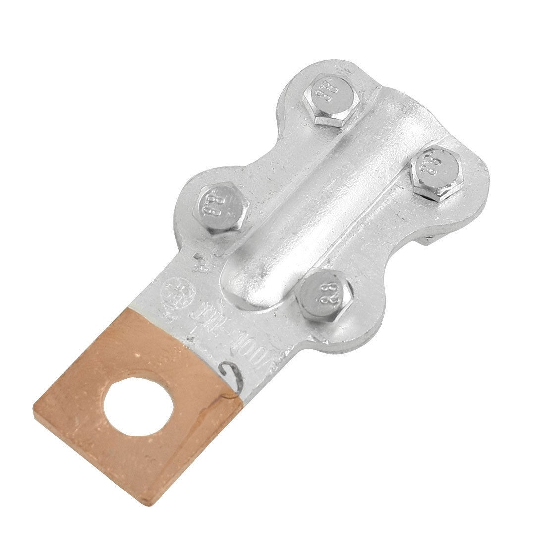 10 5mm Bolt Hole Copper Aluminum Jointing Clamp Wire Terminal 100A
