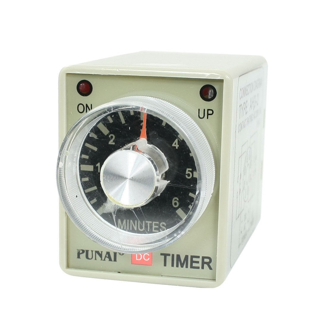 AH3-2 DC 24V 8 Pins DPDT 0-6 Minutes 6Min Power on Delay Timer Time Relay