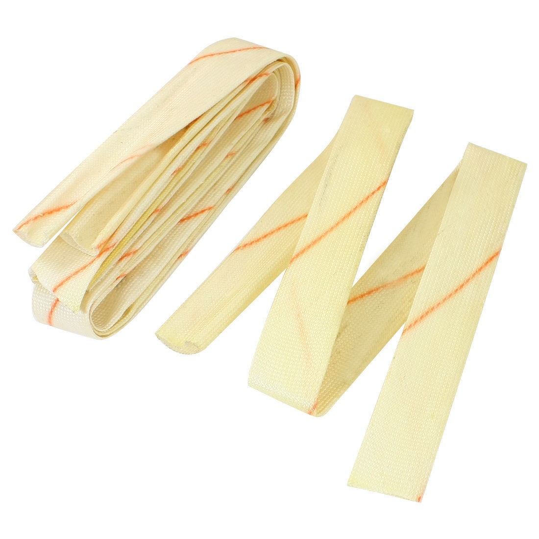 4 Pcs 80cm 23mm Dia. PVC Fiberglass Insulating Sleeving Sleeve