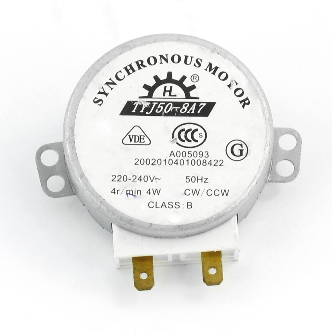 AC 220V/240V CW/CCW 4W Microwave Oven Turn Table Synchronous Motor