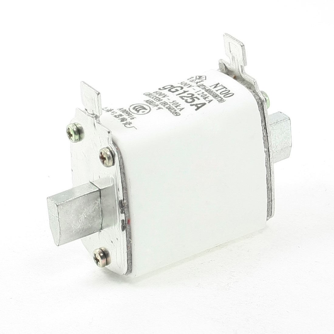 500V 120kA 660V 50kA gG 125A Blade Contact Ceramic Fuse Link NT00