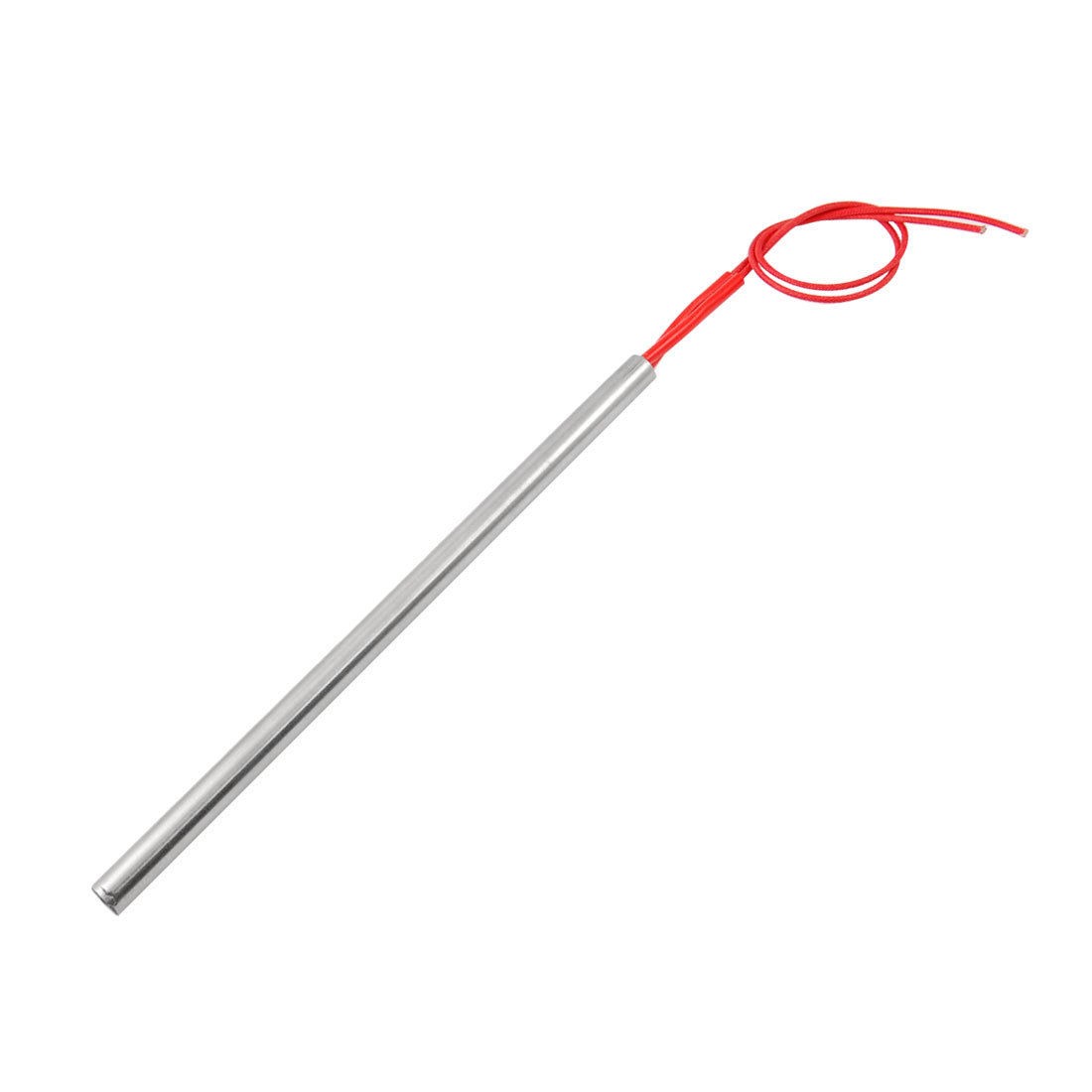 Red 2 Wire 11mm x 220mm Stainless Steel Tube Cartridge Heater AC 110V 590W