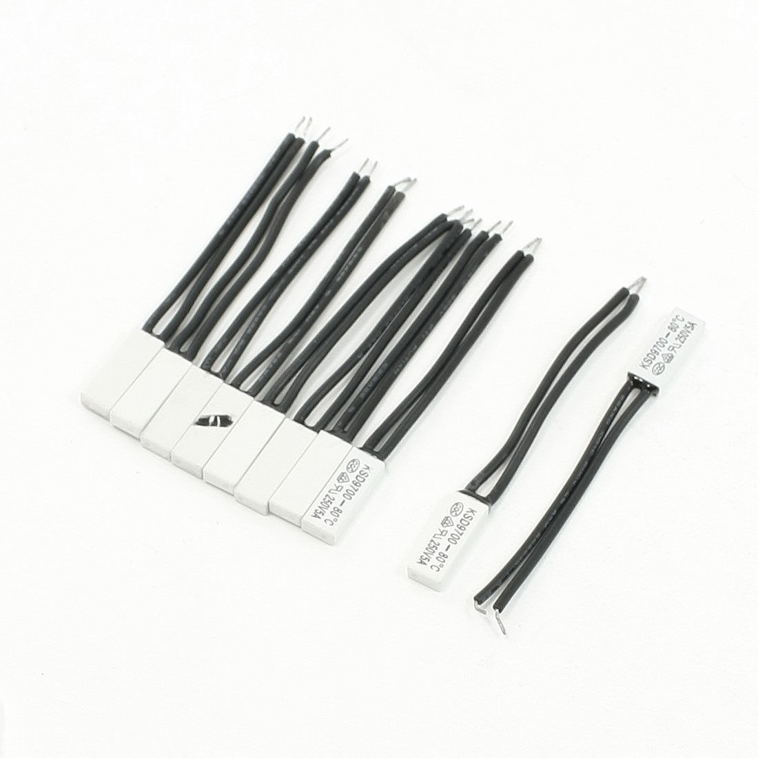 KSD9700 -80 Celsius Temperature Switch Thermostat Normal Close N.C.10 Pcs