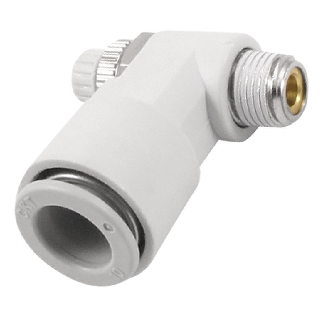 10mm Push in to Connect Fitting Male Threaded Pneumatic Speed Controller