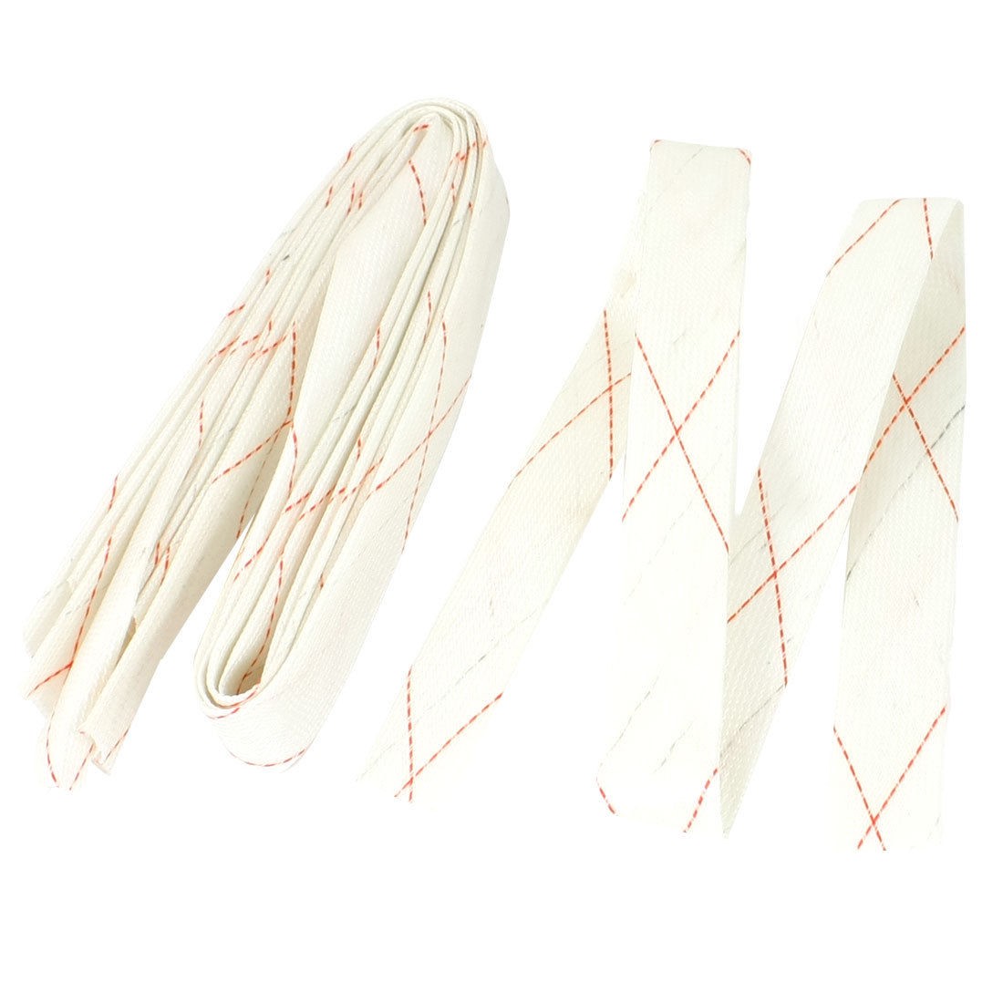 5 Pcs 80cm 18mm Dia. PVC Fiberglass Insulating Sleeving Sleeve