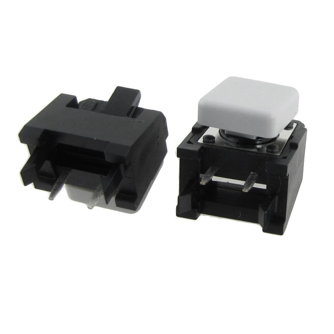 5 Pcs Momentary Tact Push Button Switch Right Angle 2 Pin 12 x 12mm x 9mm w Cap