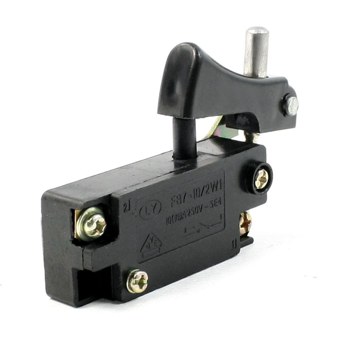 AC 250V 10A SPST NO on-Lock Trigger Switch for Hitachi 150 Angle Grinder