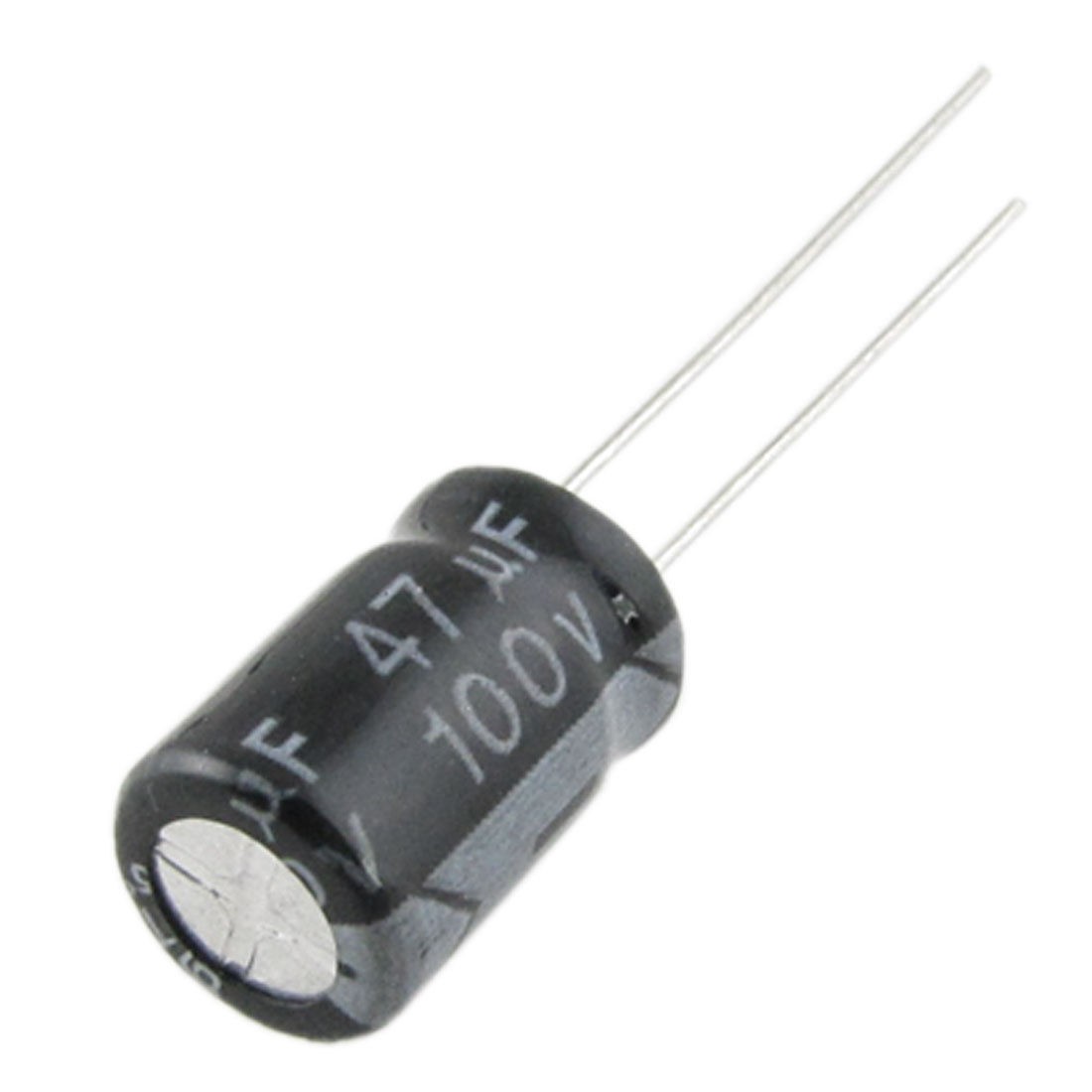 47uF 100V 8x12mm Polarized Electrolytic Capacitor Bag of 100