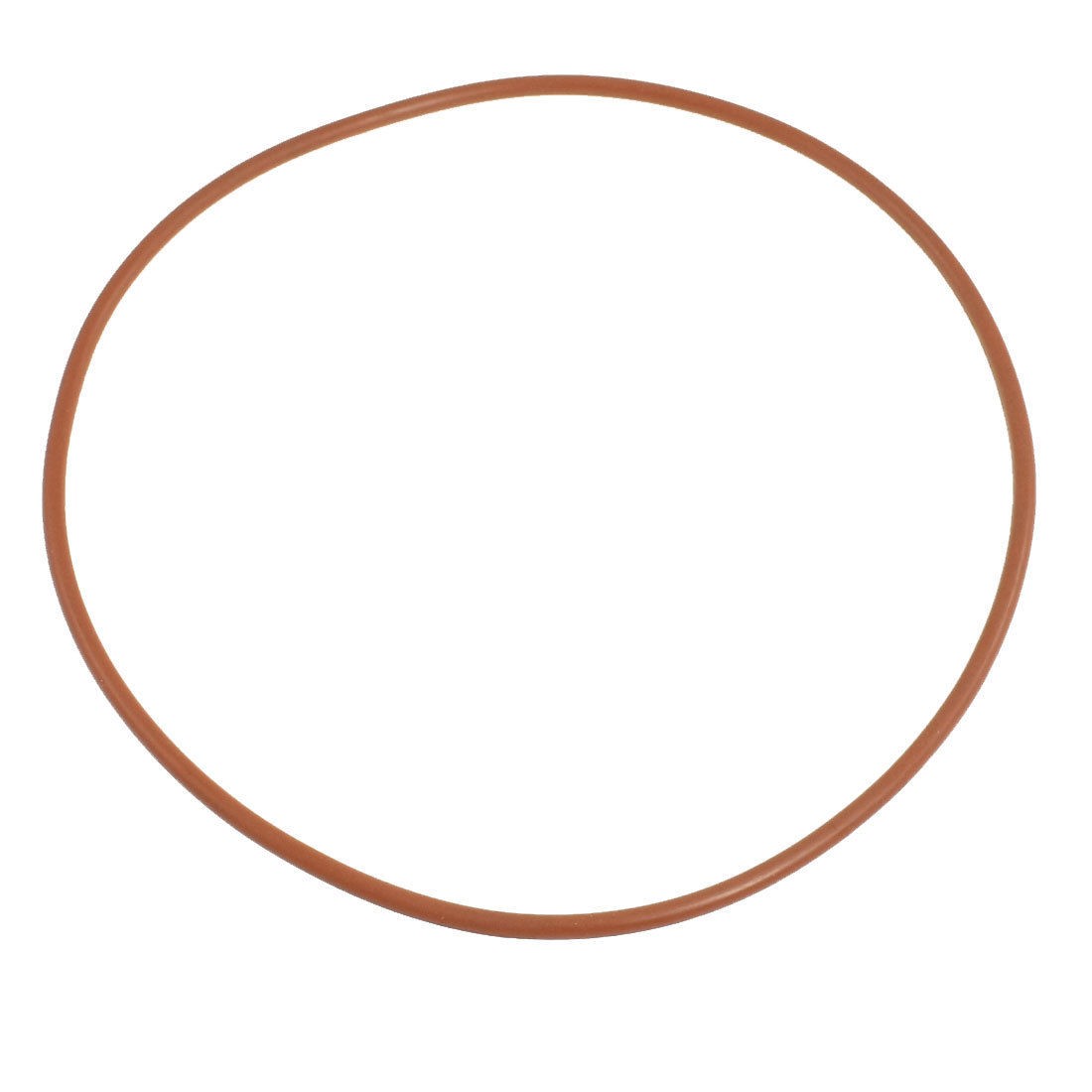 138mm x 145mm x 3.5mm Brick Red Industrial Silicone O Ring Seal Gasket