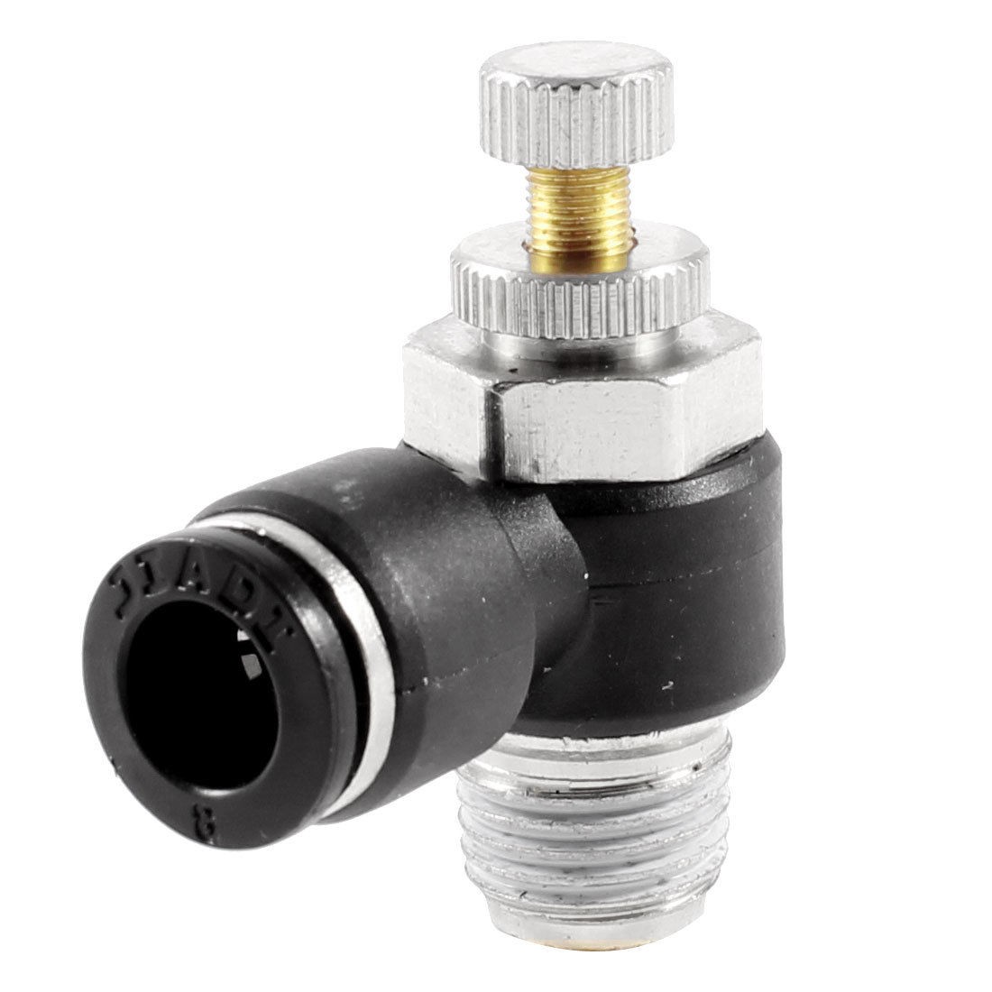 13mm Male Thread 8mm Tube Push in Fitting Speed Flow Controller Air Valve