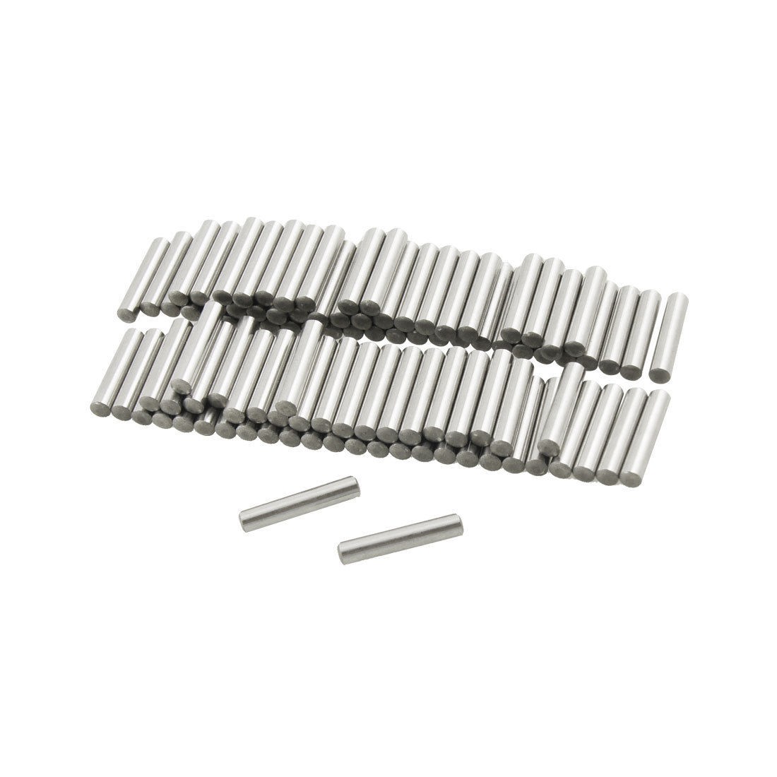 100 Pcs Stainless Steel 2.45mm x 15.8mm Dowel Pins Fasten Elements