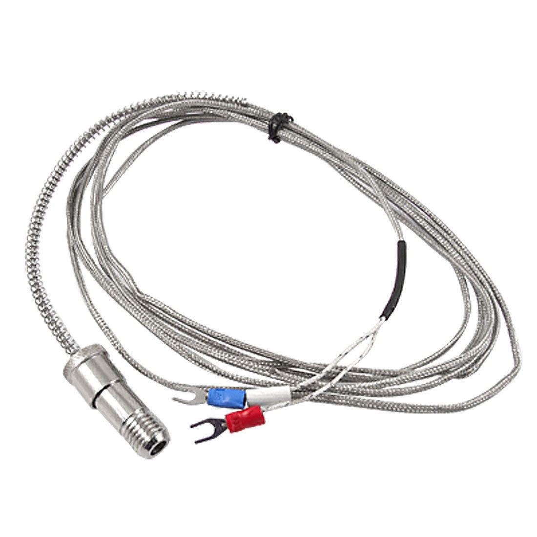 0-400C Bayonet Mount K Type Thermocouple Temperature Sensor Probe 3 Meter