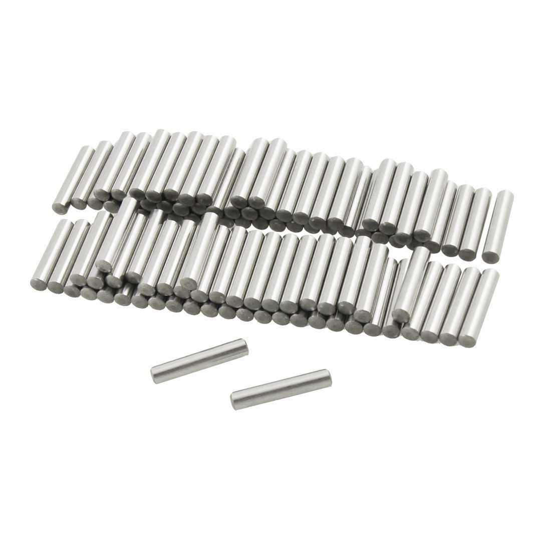 100 Pcs Stainless Steel 2.65mm x 15.8mm Dowel Pins Fasten Elements