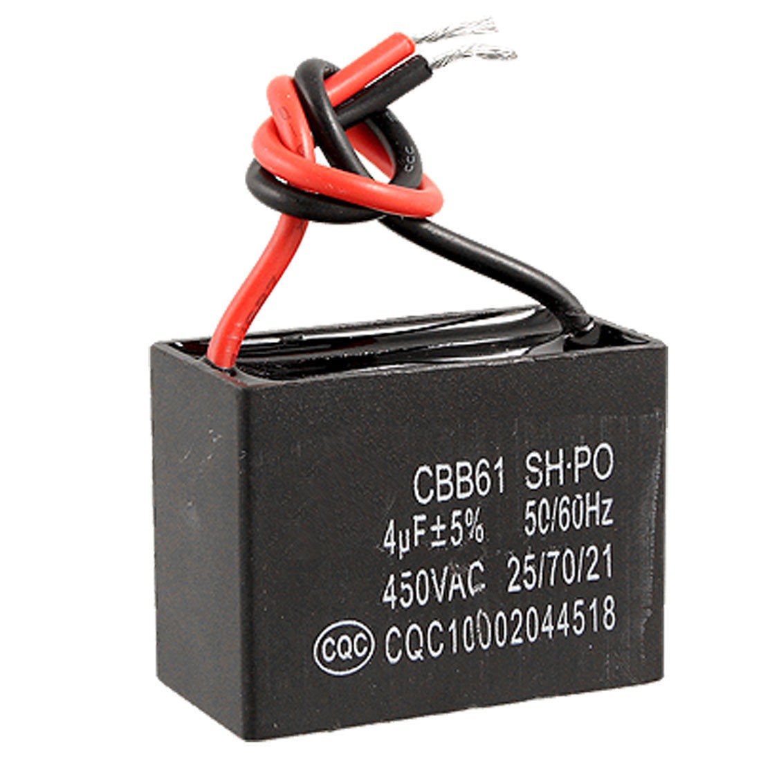 Centrifugal Fan CBB61 4uF AC 450V Nonpolar Motor Capacitor