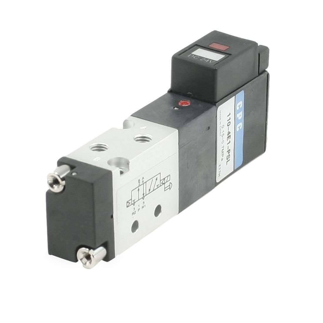 110 4E1 PSL 5 Way 2 Position 4mm Pneumatic Solenoid Valve