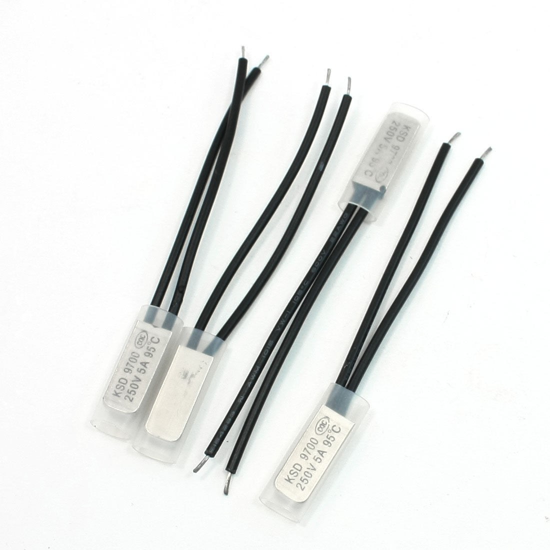 4 Pcs Temperature Switch Thermostat Circuit Protector 95C NC KSD9700