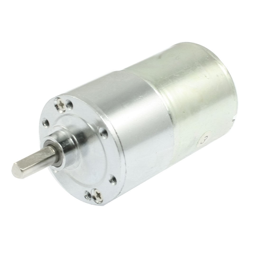 Home DC 24V 0.33A 60RPM 6mm Dia Shaft Geared Motor