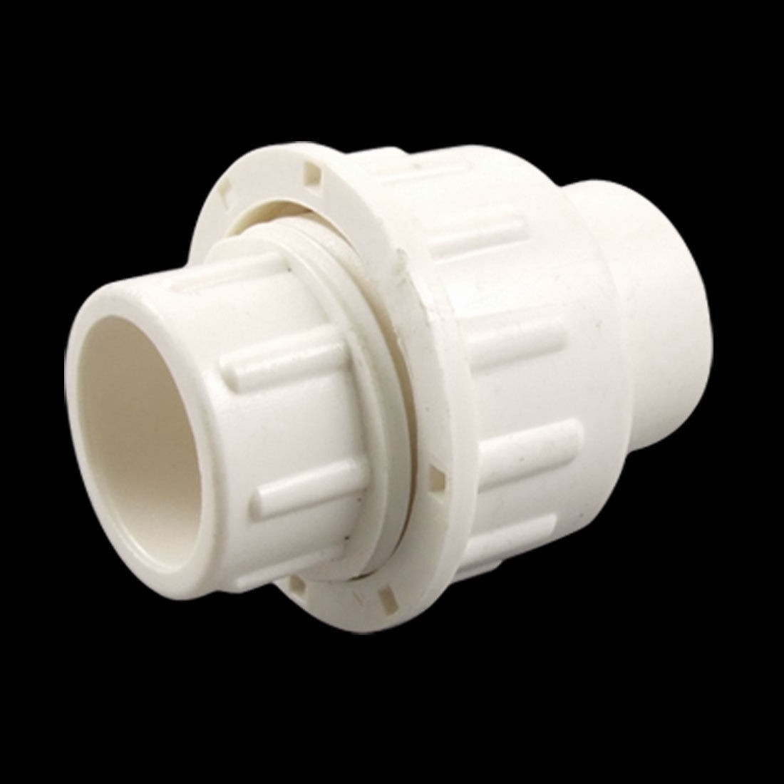 20mm Hole Dia. White PVC Plastic Water Pipe Adapter