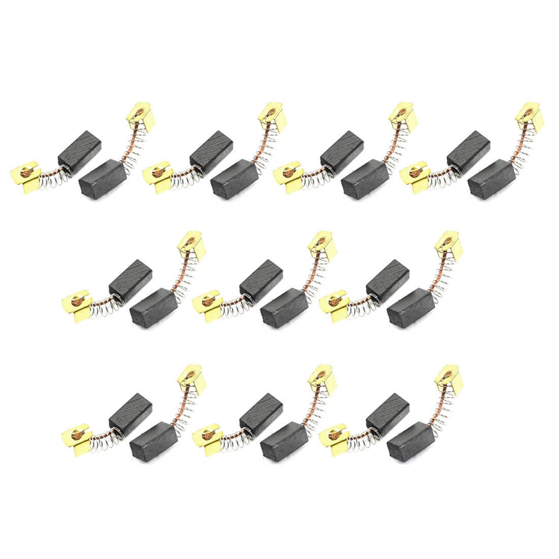10 Pairs 33/64" x 1/4" x 15/64" Motor Carbon Brushes for Power Tool