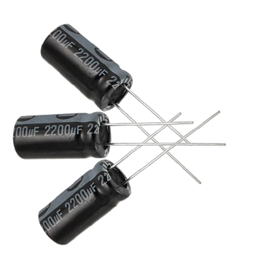 5 x 2200UF 16V 105C Radial Electrolytic Capacitor 10x20mm