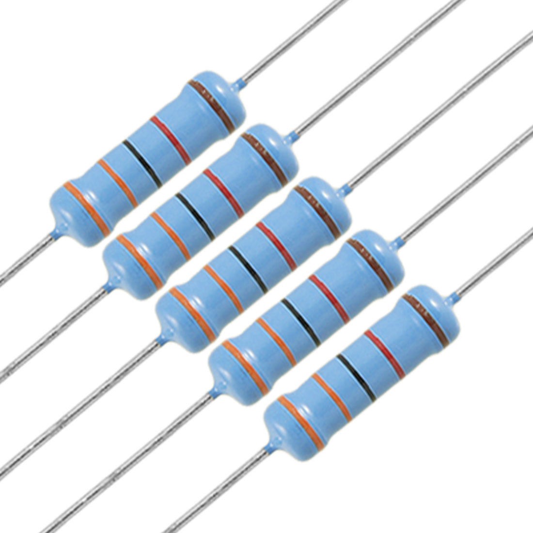 Axial Metal Film Resistors 33K Ohm 2W Watt 1% 200 Pcs