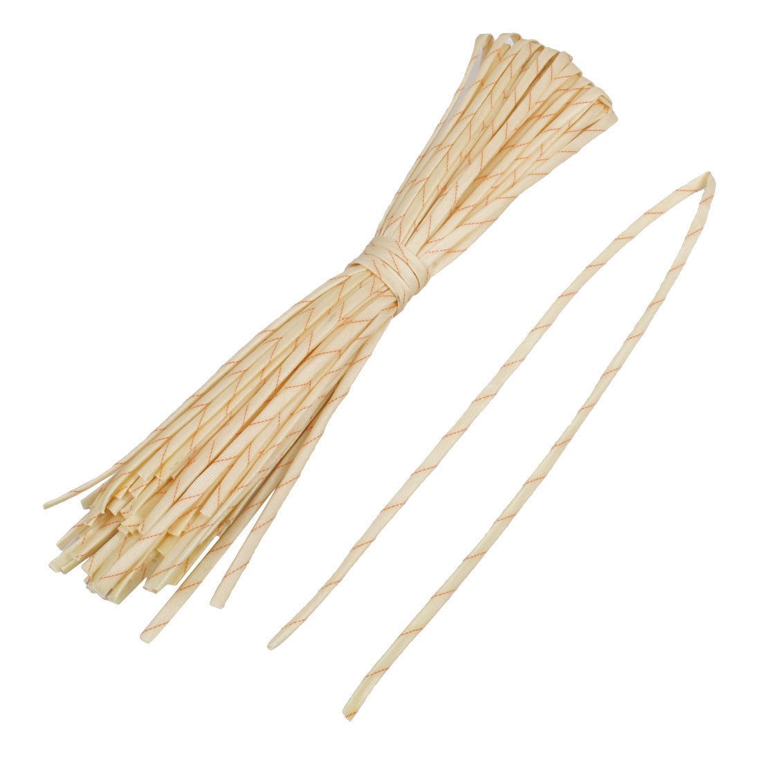 30 Pcs 91cm 5mm Dia. PVC Fiberglass Insulating Sleeving Sleeve