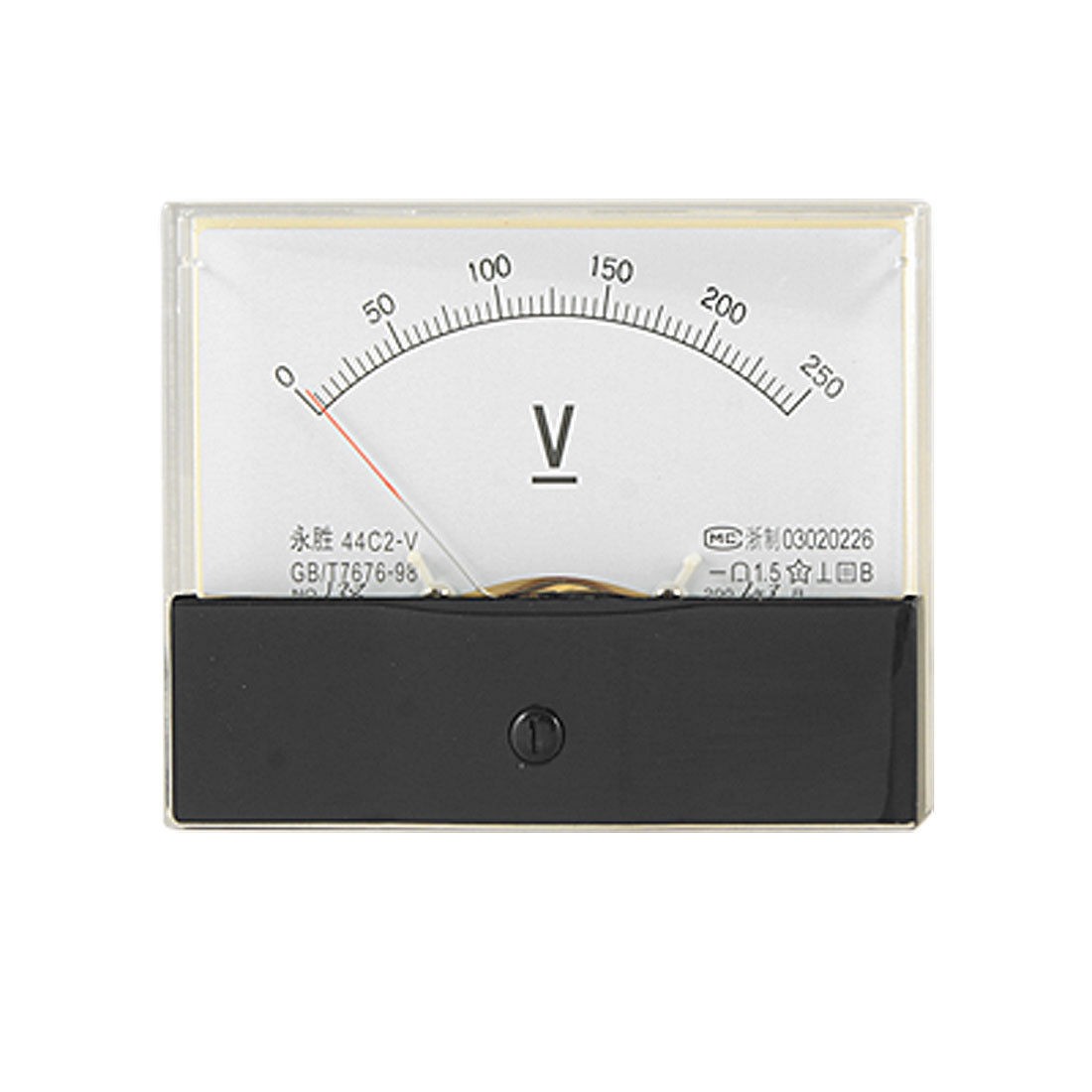44C2 0-250V DC Voltage Measuring Analog Panel Meter New