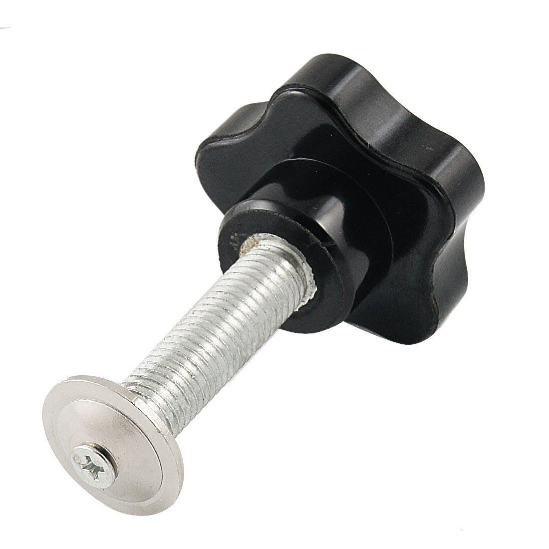12mm Male Thread 50mm Dia Black Star Head Clamping Knob