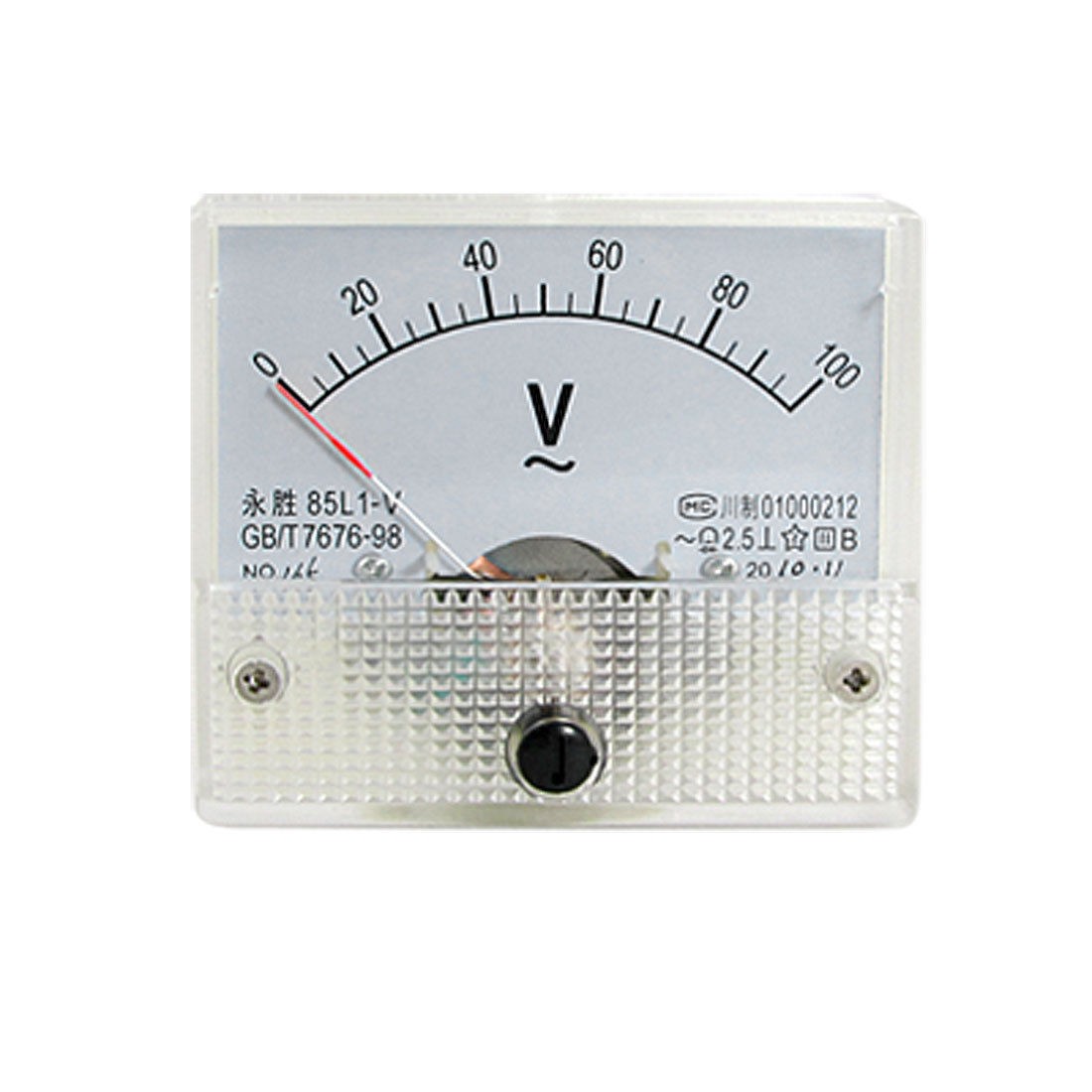 Class 2.5 Accuracy AC 100V Gauge Panel Voltmeter 85L1-V