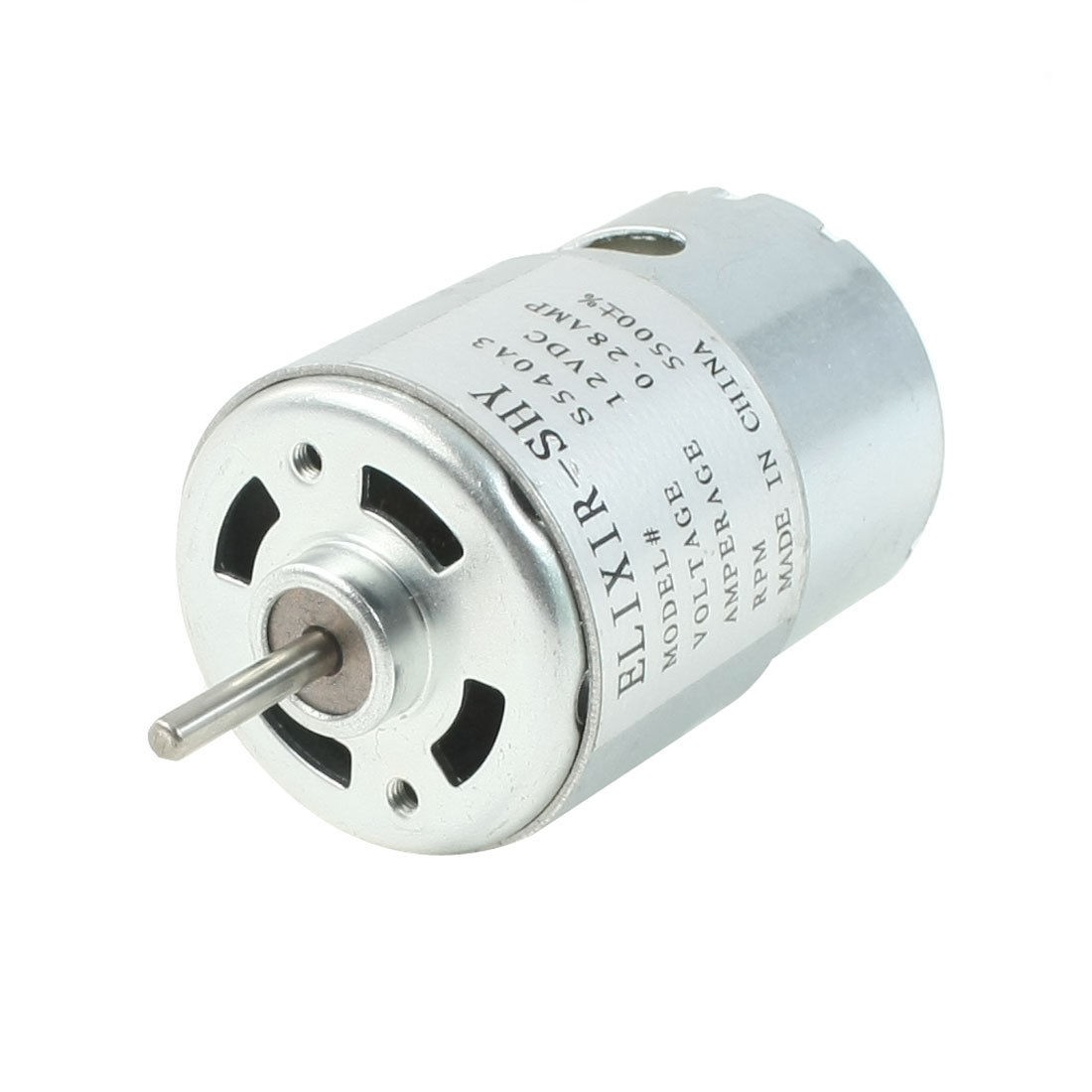 DC 12V 0.28A 5500RPM High Torque Cylinder Electric DC Motor