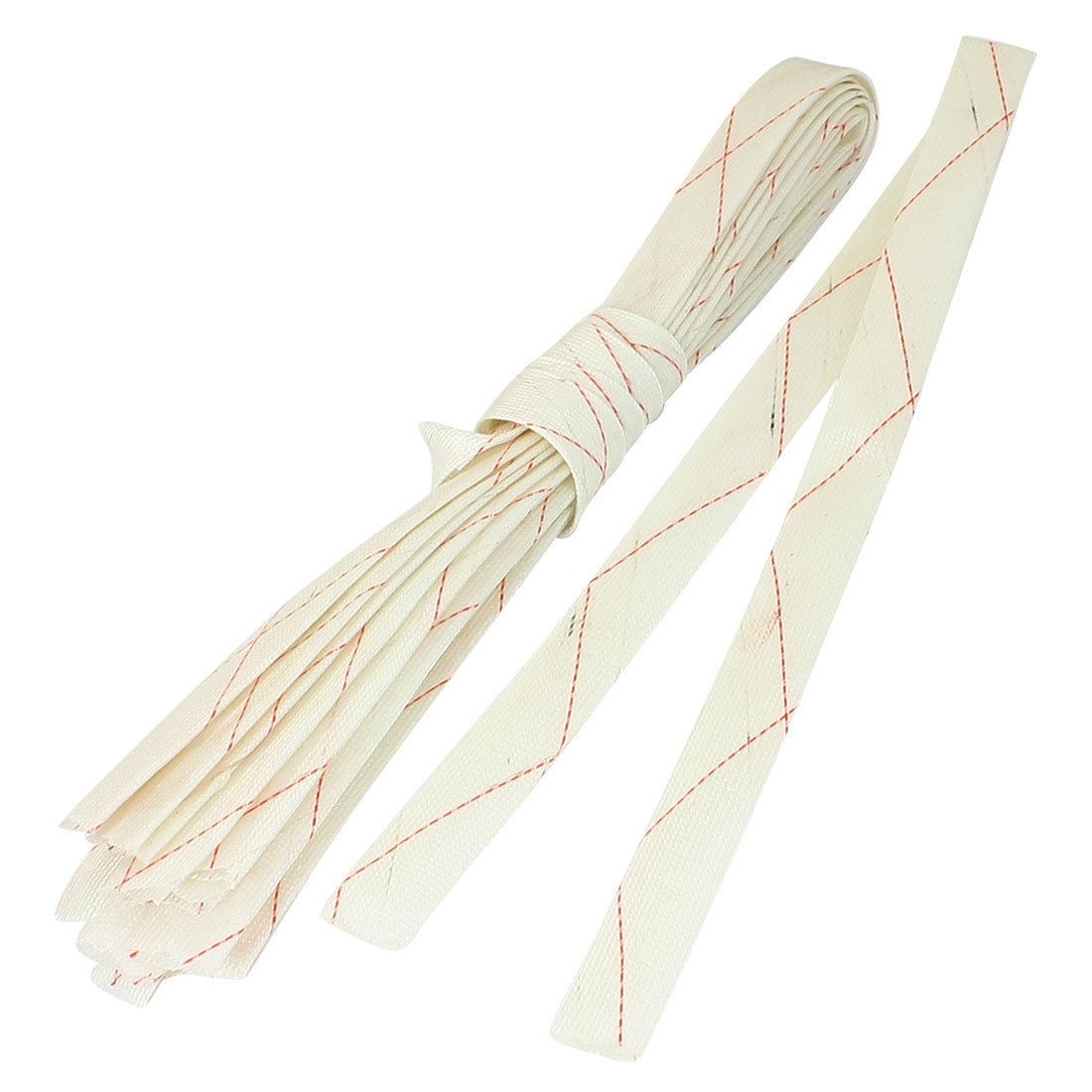 10 Pcs 81cm 18mm Dia. PVC Fiberglass Insulating Sleeving Sleeve