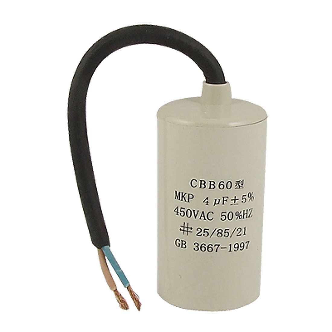 Washing Machine Polypropylene Film Motor Capacitor 4UF Capacity