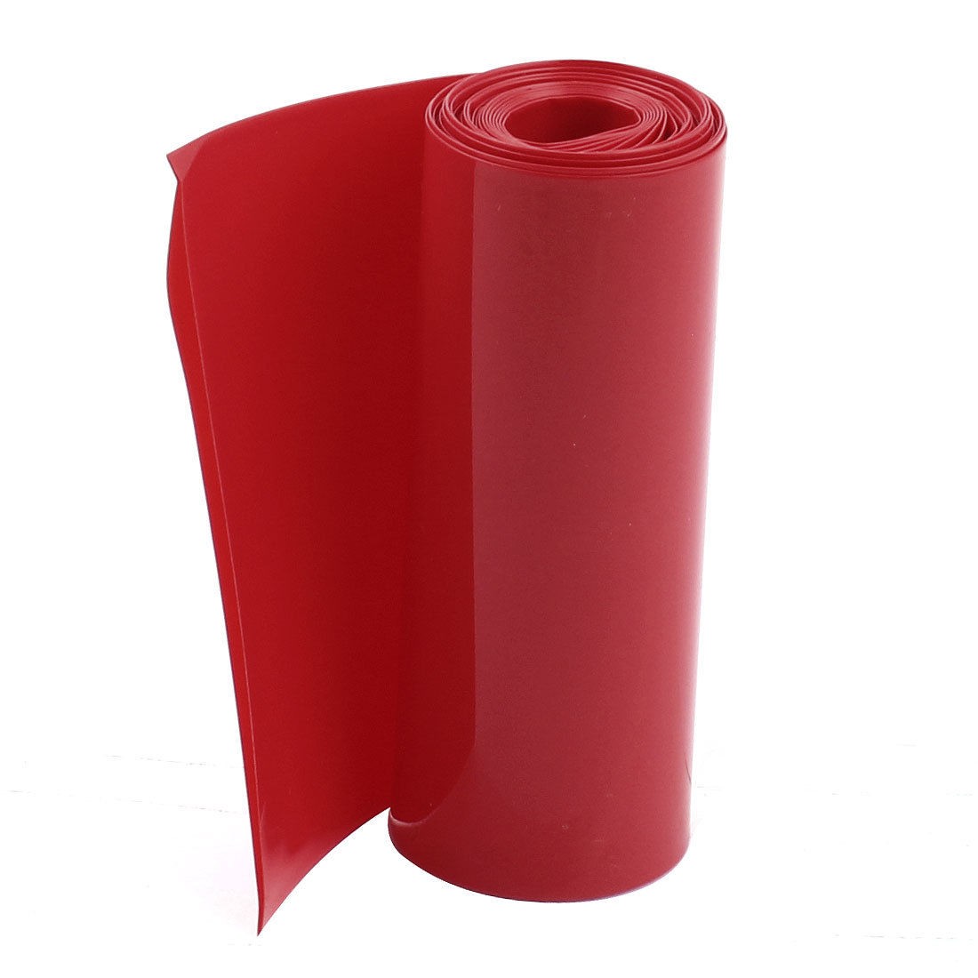 2meters 85mm Width PVC Heat Shrink Wrap Tube Red for 18650 Battery Pack