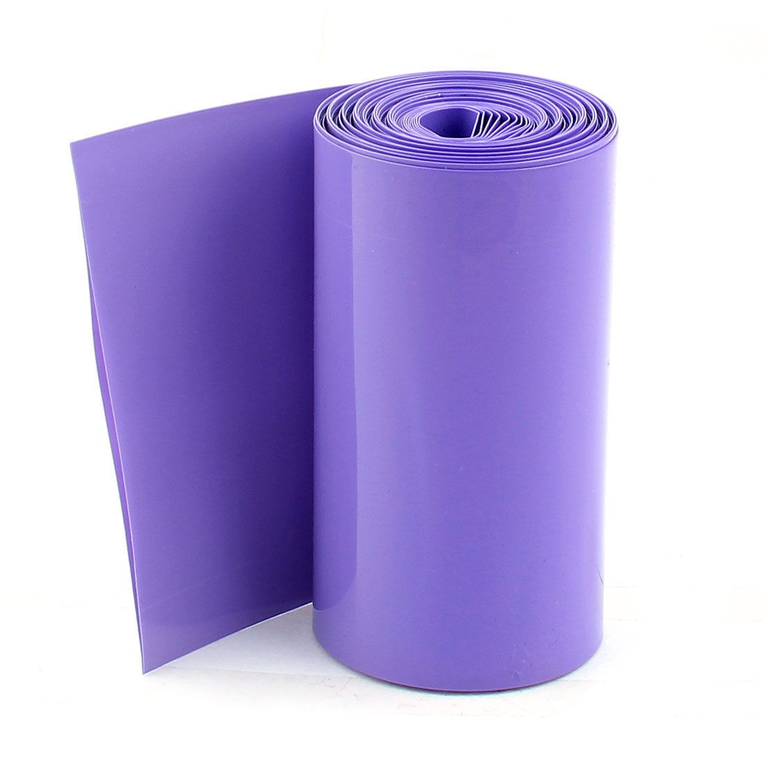85mm 55mm PVC Heat Shrink Tubing Purple 5M 16 5ft for 18650 Battery Pack