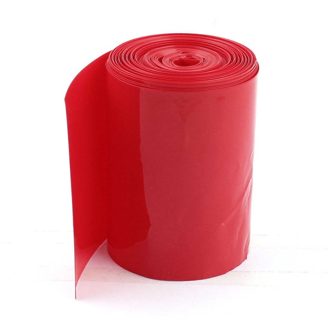 10meters 85mm Width PVC Heat Shrink Wrap Tube Red for 18650 Battery Pack