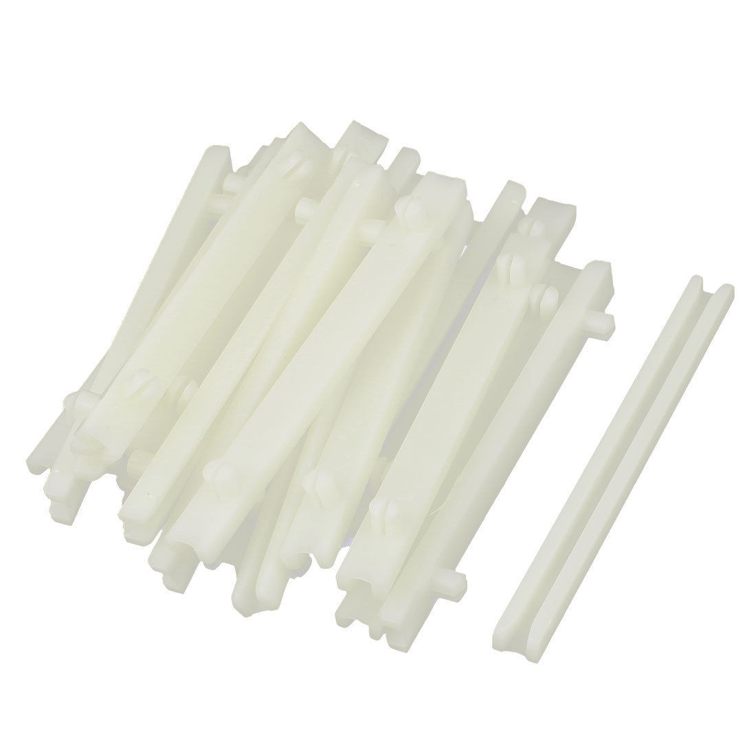 20pcs Horizontal Mount PCB Circuit Board Slot Guide Rail Holder Bar 88mm Length