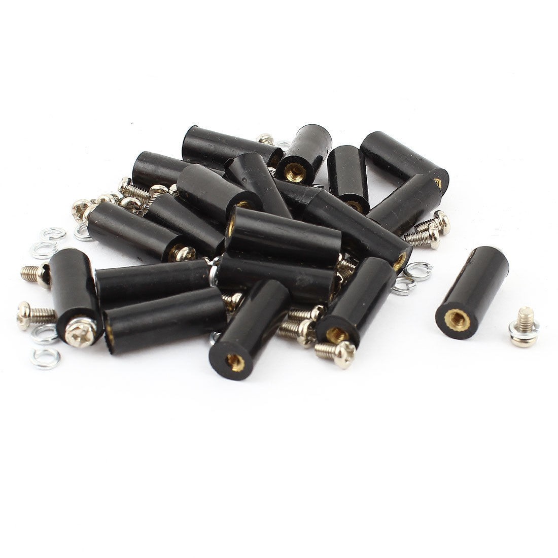 20pcs M3 Brass Insert Thread 8x20mm Insulated Standoffs Spacer for Motherboards