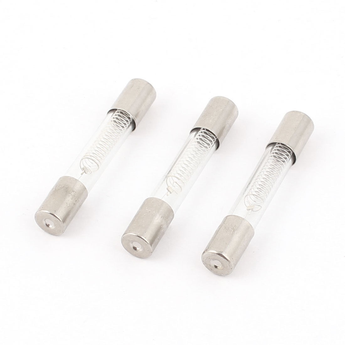 3 Pcs Cylinder Shape Microwave Oven 6 5 x 40mm Axial 750mA 5KV Glass Tube Fuses