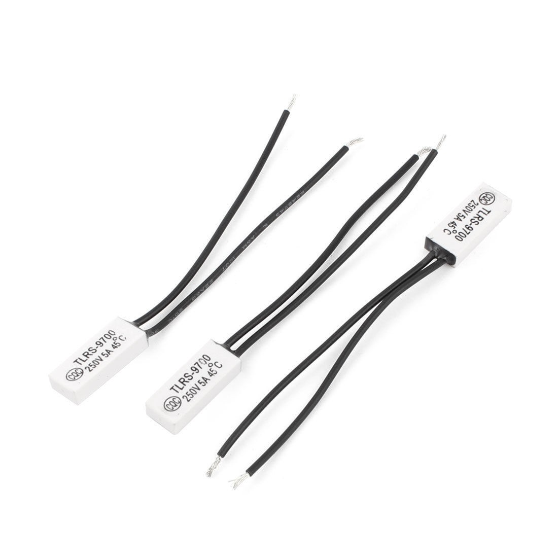 3pcs TLRS 9700 45 Celsius Thermostat Temperature Control Switch 250V 5A