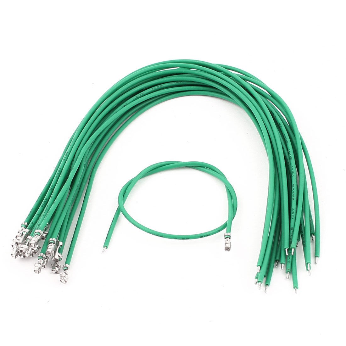 20pcs 24AWG XH2 54 Single Tin Head LEADWIRE Electric Connecting Wire 20cm Green