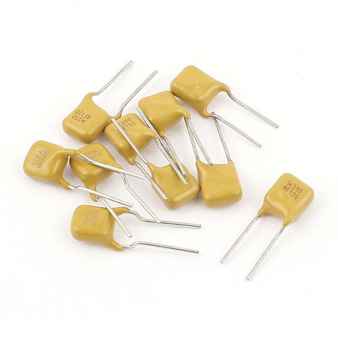 10pcs 250V 120mA Resettable Fuse Radial Through Hole PPTC PolySwitch